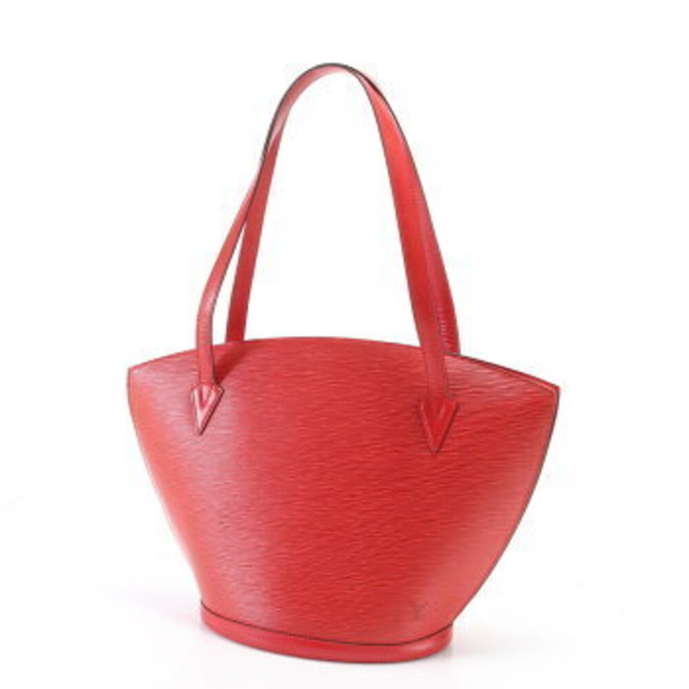 Louis Vuitton Castilian Jacques Shopping Red Epi Tote Shoulder Bag Saint
